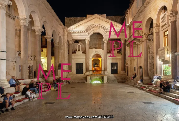 : Peristyle, Diocletian's Palace, Split, Croatia : Peristyle, Diocletian's Palace, Split, Croatia
