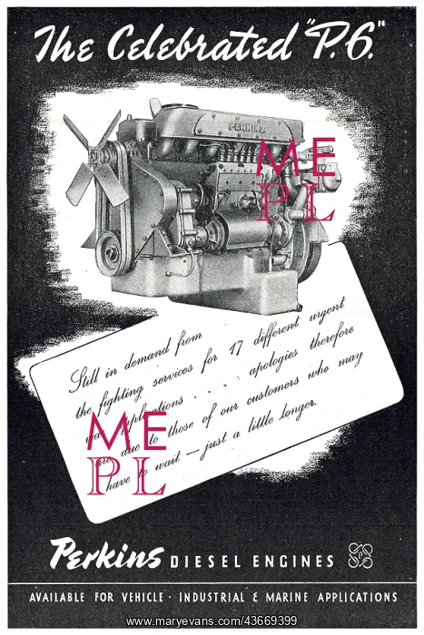  : Perkins P6 Diesel Engine