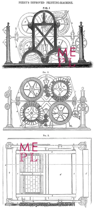 : Perry's Improved Printing Machine : Perry's Improved Printing Machine