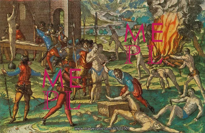 : Persecution of Native American Indians, 16th Century : Persecution of Native American Indians, 16th Century
