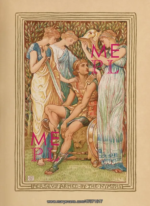 : Perseus Armed by the Nymphs : Perseus Armed by the Nymphs
