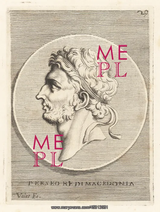 : Perseus, last king of the Antigonid dynasty in : Perseus, last king of the Antigonid dynasty in