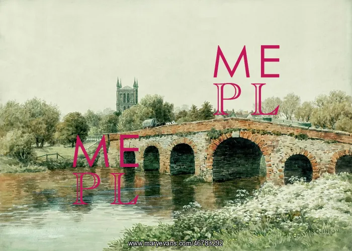 : Pershore Bridge, River Avon, Worcestershire : Pershore Bridge, River Avon, Worcestershire