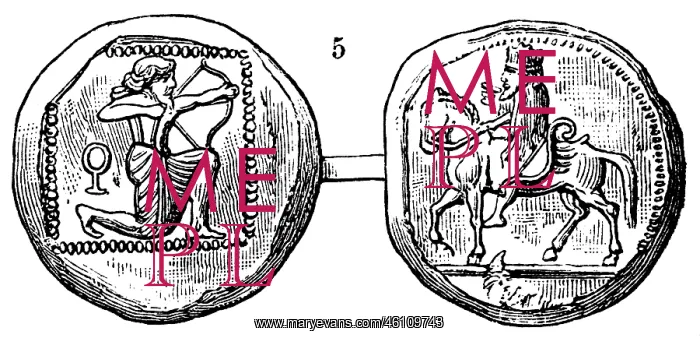 : Persia, coin of a satrap, silver : Persia, coin of a satrap, silver