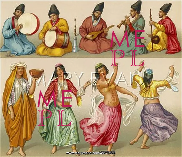 : PERSIAN DANCING GIRLS : PERSIAN DANCING GIRLS