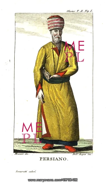 : Persian man in summer dress : Persian man in summer dress