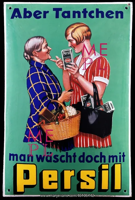 : Persil, advertising, circa 1927 : Persil, advertising, circa 1927