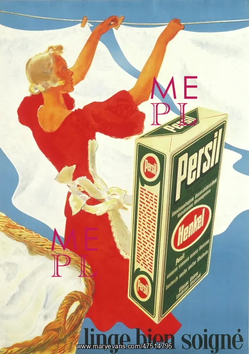 : Persil advertising poster : Persil advertising poster
