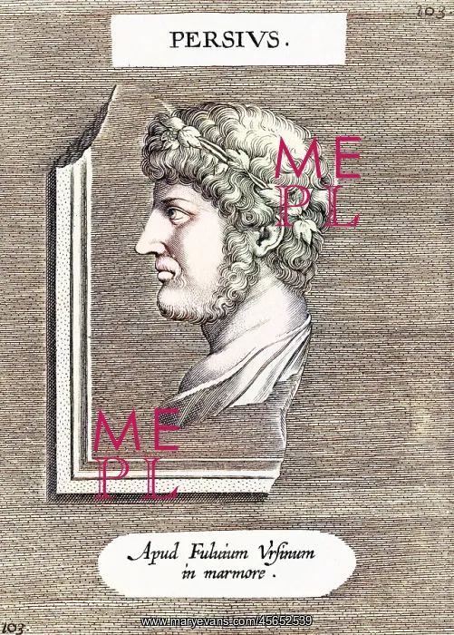  : PERSIUS Roman satirist
