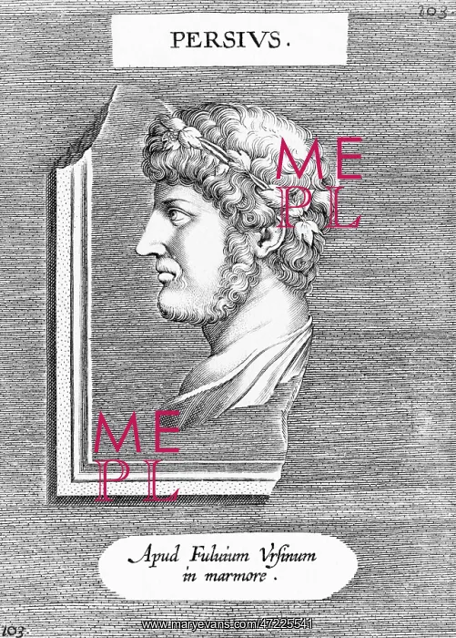  : PERSIUS Roman satirist