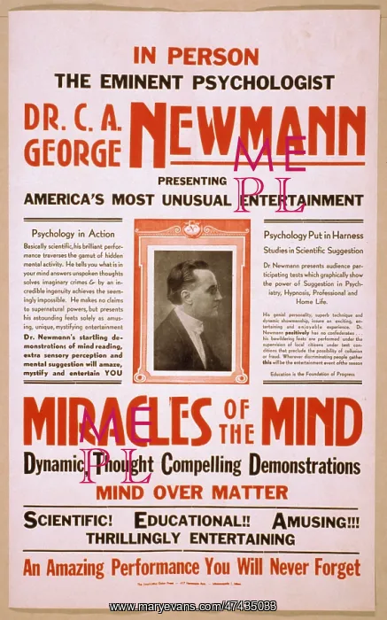 : In person the eminent psychologist, Dr. CA George Newmann pr : In person the eminent psychologist, Dr. CA George Newmann pr