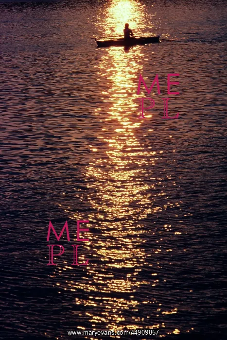  : One person single scull sunset of schuylkill
