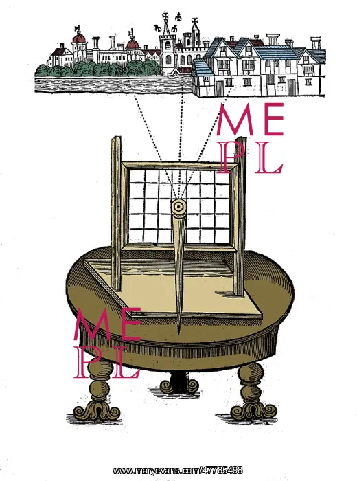 : Perspective Grid for Drawing, 16th Century : Perspective Grid for Drawing, 16th Century