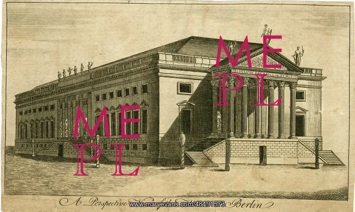  : A perspective view of the Theatre at Berlin