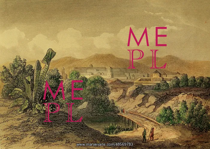 : Peru. Cusco. Founded by Francisco PIzarro. Engraving, 1850 : Peru. Cusco. Founded by Francisco PIzarro. Engraving, 1850