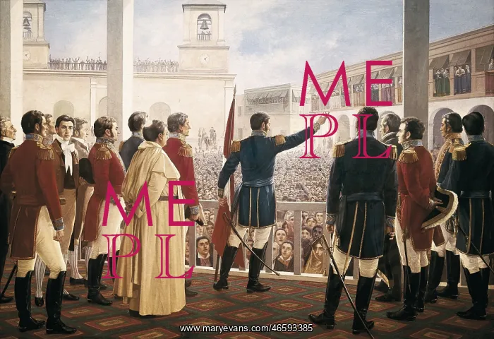 : Peru. The Oath of Independence (28th July 1821) : Peru. The Oath of Independence (28th July 1821)