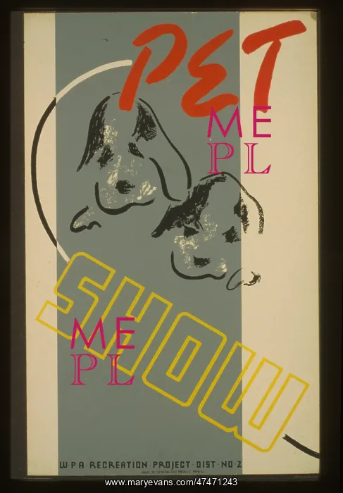 : Pet show - WPA recreation project, Dist. No. 2 : Pet show - WPA recreation project, Dist. No. 2