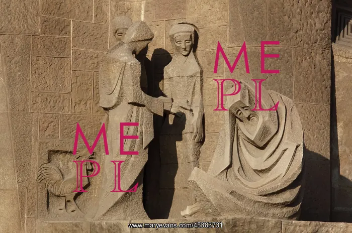  : Peter denying Jesus, with the Cock of the denial