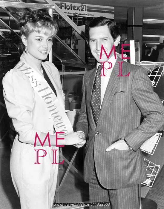 : Peter Hugo with Cornish beauty queen : Peter Hugo with Cornish beauty queen