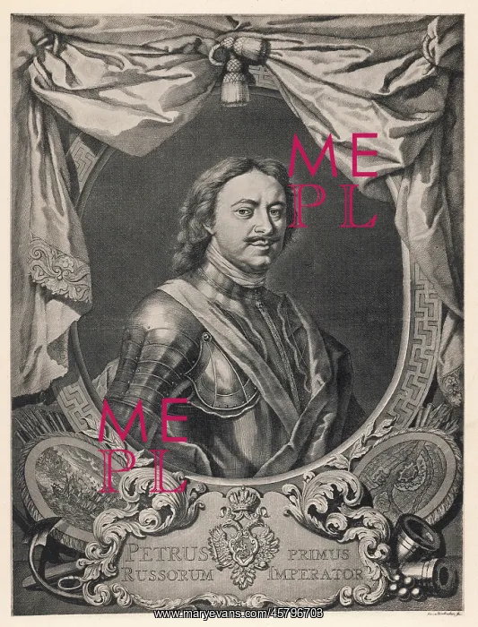 : PETER I / GREAT / FURSTEN : PETER I / GREAT / FURSTEN