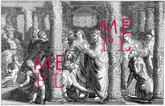 : Peter and John Healing the Lame Man, after Raphael : Peter and John Healing the Lame Man, after Raphael