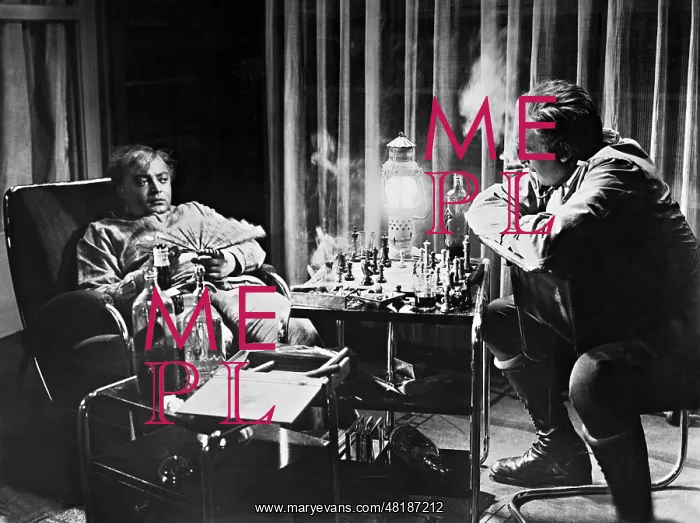 : Peter Lorre and Hans Albers in F.P.1 Doesn't Answer, 1932 : Peter Lorre and Hans Albers in F.P.1 Doesn't Answer, 1932