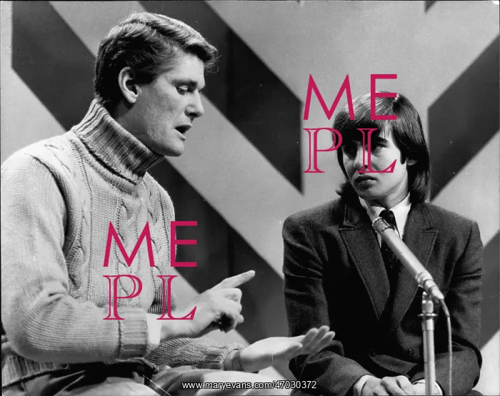 : Peter Murray and Davy Jones of The Monkees pop group : Peter Murray and Davy Jones of The Monkees pop group