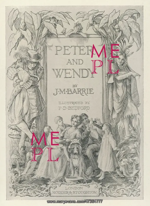 : Peter Pan - Frontispiece : Peter Pan - Frontispiece