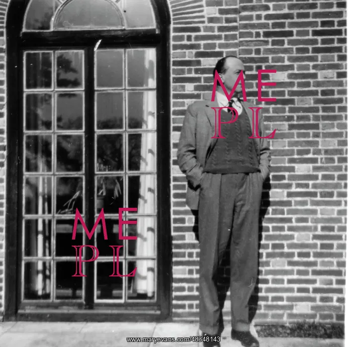 : Peter Thorneycroft by French windows : Peter Thorneycroft by French windows
