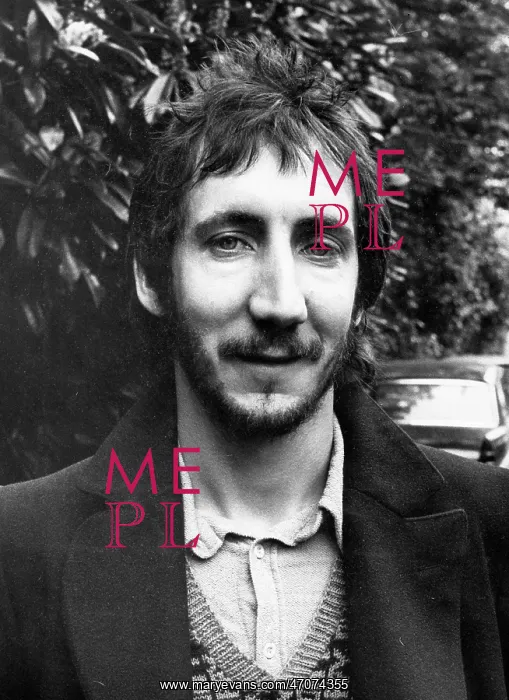 : Peter Townshend of The Who pop group : Peter Townshend of The Who pop group