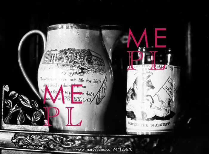  : Peterloo commemorative pottery