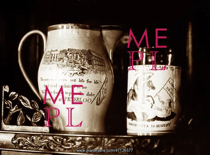  : Peterloo commemorative pottery