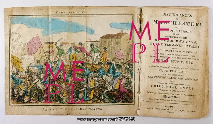 : Peterloo Massacre 1819 : Peterloo Massacre 1819