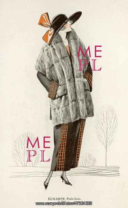 : PETIT-GRIS SCARF 1922 : PETIT-GRIS SCARF 1922