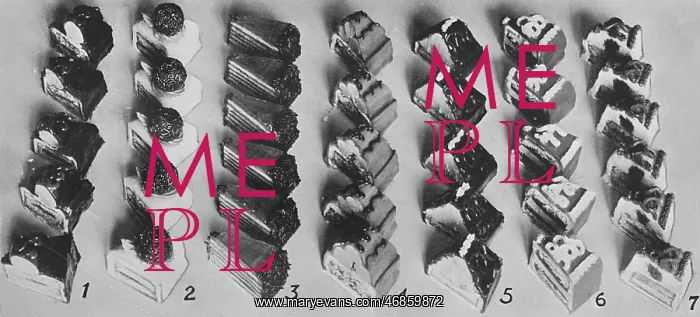  : Petite Dessert Pastries After Cutting
