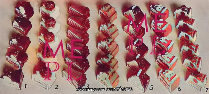  : Petite Dessert Pastries After Cutting