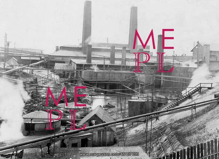 : Petroleum refinery in Cleveland, 1904 : Petroleum refinery in Cleveland, 1904