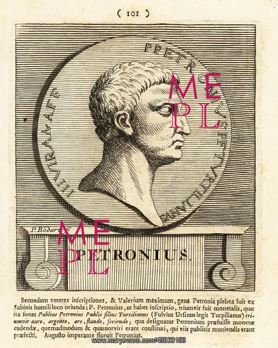  : Petronius, author of the Satyricon