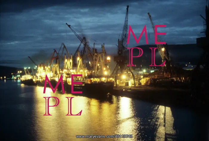 : Pevek seaport, 1980 : Pevek seaport, 1980