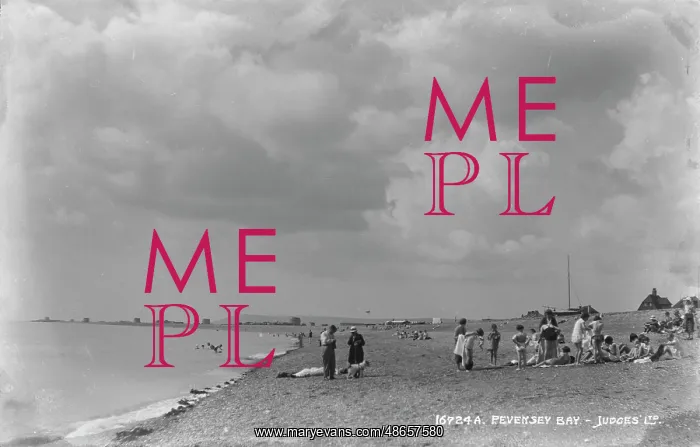 : Pevensey Bay Beach Scene : Pevensey Bay Beach Scene