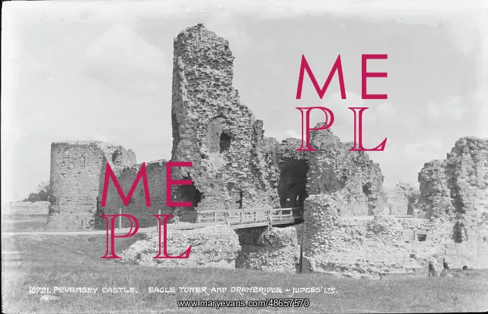  : Pevensey Castle - Eagle Tower and Drawbridge