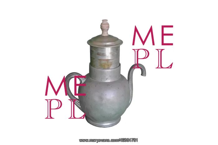  : Pewter Self Pouring Teapot