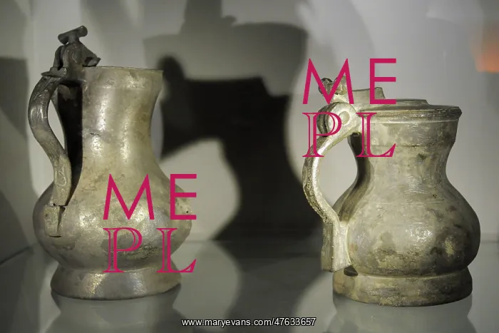  : Pewter tankards