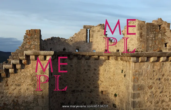 : Peyrepertuse Castle, Aude, France : Peyrepertuse Castle, Aude, France