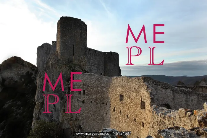 : Peyrepertuse Castle, Aude, France : Peyrepertuse Castle, Aude, France