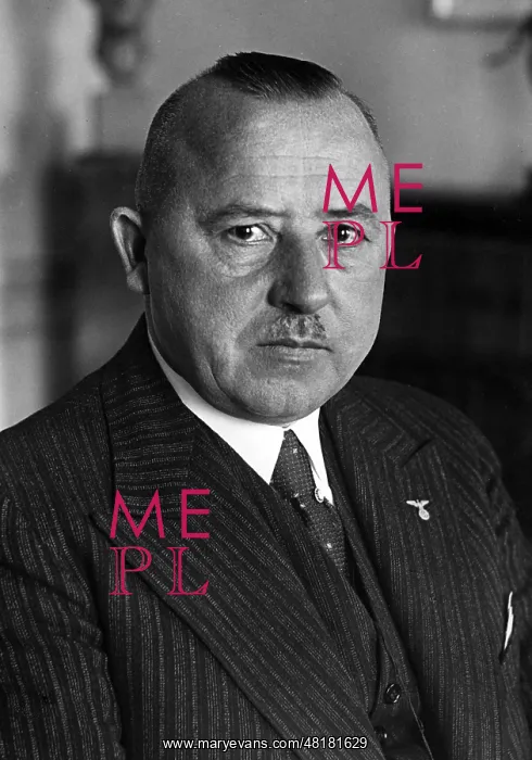 : Pfundtner, politician, State Secretary : Pfundtner, politician, State Secretary