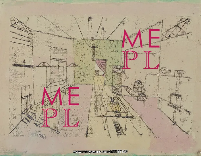 : PHANTOM PERSPECTIVE, by Paul Klee : PHANTOM PERSPECTIVE, by Paul Klee