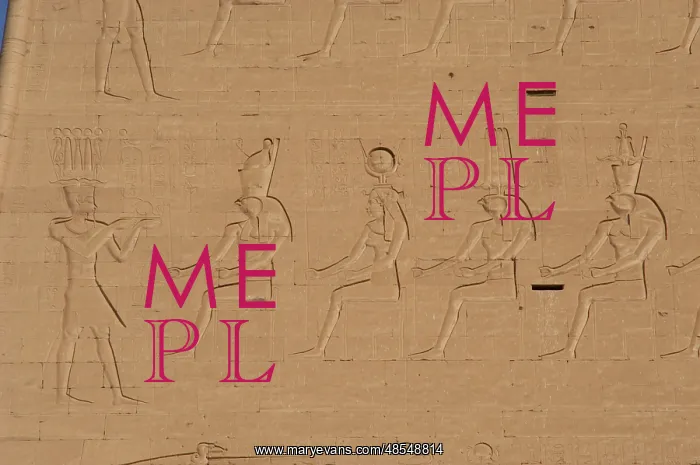  : Pharaoh before gods. Edfu. Egypt