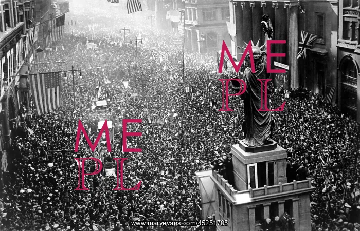 : Philadelphia celebrating the armistice ending : Philadelphia celebrating the armistice ending