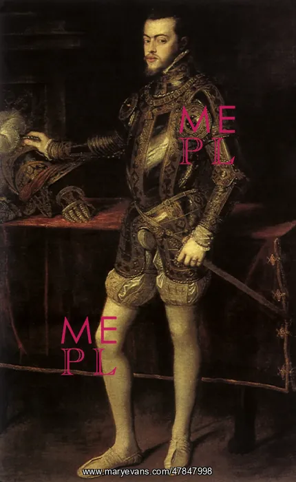 : Philip II, King of Spain, by Titian : Philip II, King of Spain, by Titian